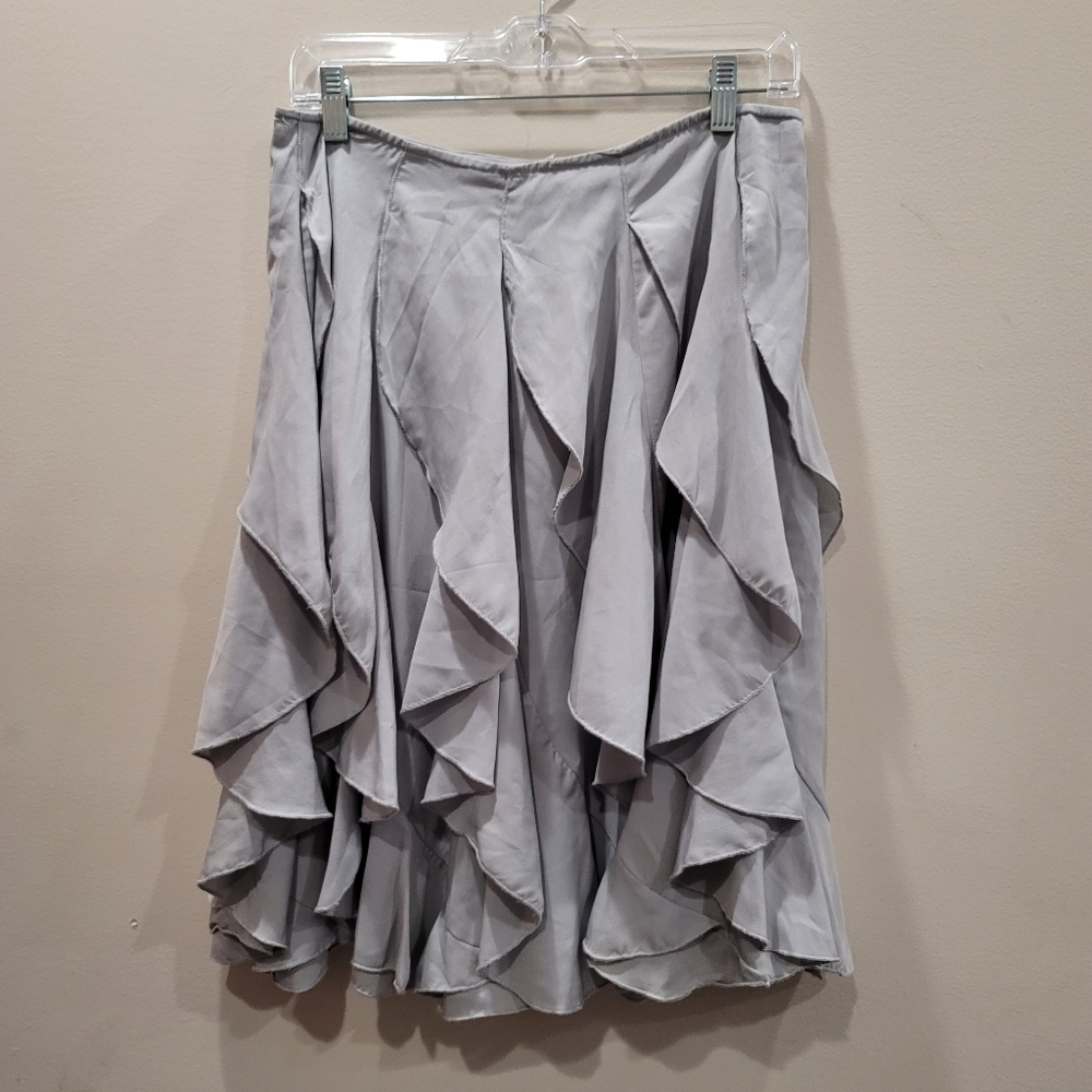 Lucky & Coco Gray Layered Skirt - M